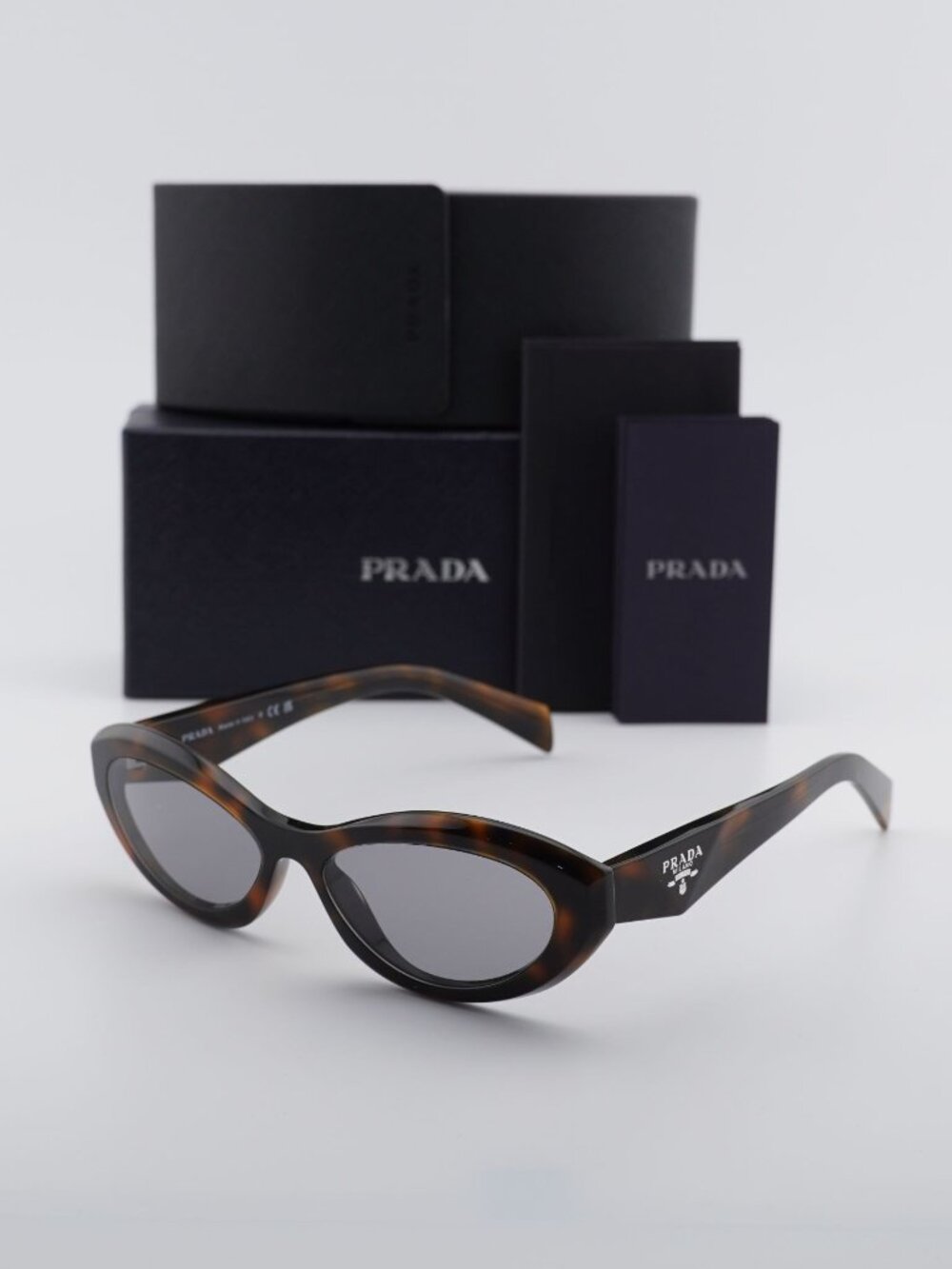 Prada PR 26ZS 20D50Q Cat Eye Sunglasses - Havana / Brown